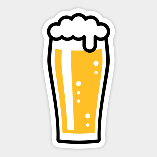 Beer Glass (Beer Drinker / Pale Ale / 2C) Sticker